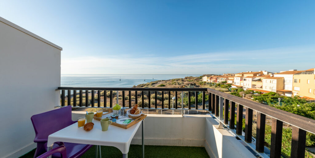 vue mer hotel bellevue cap d'agde