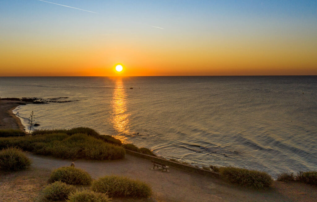 couché de soleil hôtel bellevue cap d'agde