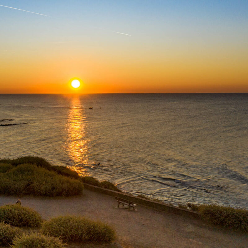 couché de soleil hôtel bellevue cap d'agde